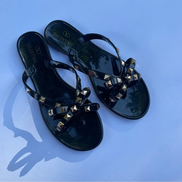 Valentino Shoes - Rockstud Jelly Sandals